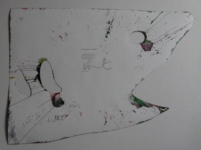 DAMIEN HIRST Shark Spin Painting, 2009, unique 2