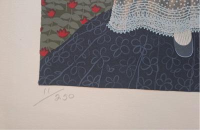 Patricia Barton - La femme et l’enfant- Lithographie originale, signée et numérotée au crayon 2