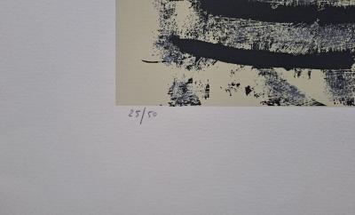Ecole contemporaine - Nature morte -  Lithographie originale, signée et numérotée au crayon 2