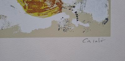 Ecole contemporaine - Nature morte -  Lithographie originale, signée et numérotée au crayon 2