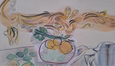 Raoul Dufy - Coupe de fruits - Lithographie originale, réhaussée à l’aquarelle 2