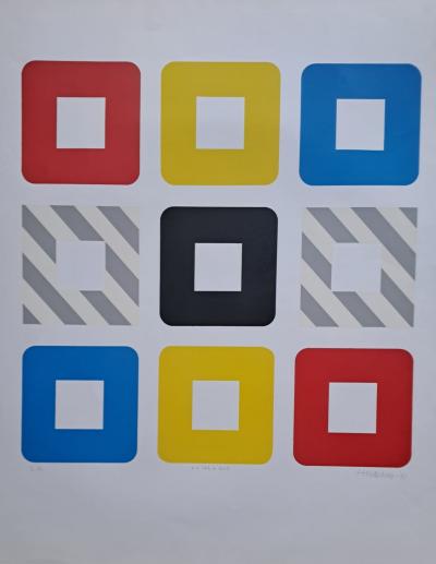Lennart Heideken - 1 + 1x2 + 2x3 -  Sérigraphie, signée et numérotée EA au crayon 2
