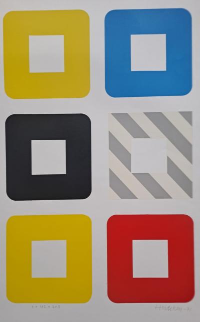 Lennart Heideken - 1 + 1x2 + 2x3 -  Sérigraphie, signée et numérotée EA au crayon 2