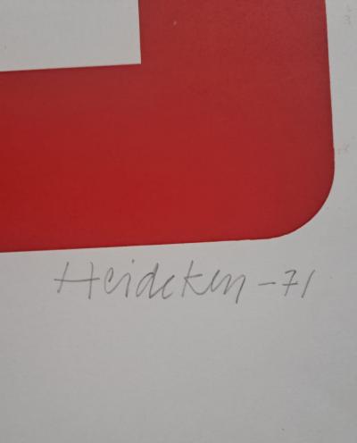 Lennart Heideken - 1 + 1x2 + 2x3 -  Sérigraphie, signée et numérotée EA au crayon 2