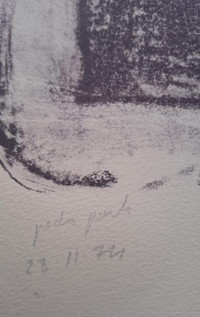Ecole XXème - Portrait - Lithographie originale 2