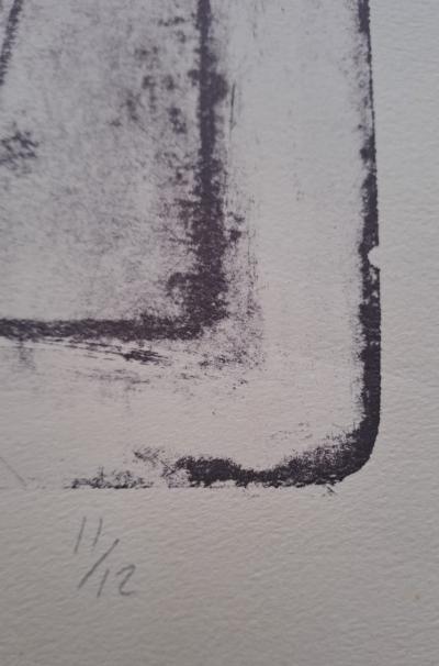 Ecole XXème - Portrait - Lithographie originale 2