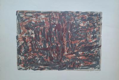 Louis Nallard - Composition -  Lithographie originale, signée et numérotée au crayon 2