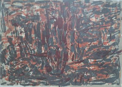 Louis Nallard - Composition -  Lithographie originale, signée et numérotée au crayon 2