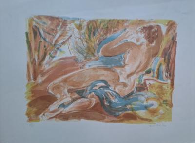 André Planson - Nu couché - Lithographie originale signée et numérotée au crayon 2