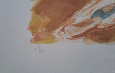 André Planson - Nu couché - Lithographie originale signée et numérotée au crayon 2