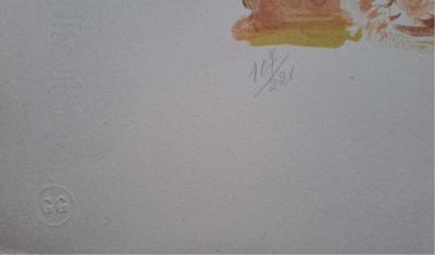 André Planson - Nu couché - Lithographie originale signée et numérotée au crayon 2