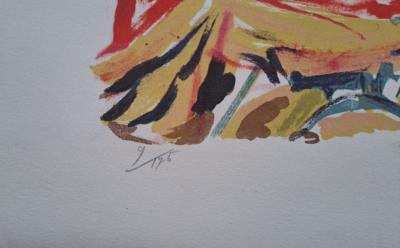 Emile Sabouraud - Le port - Lithographie originale signée et numérotée au crayon 2