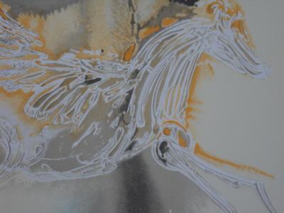 Salvador DALI: The Horses, Pegasus - Signed Lithograph 2