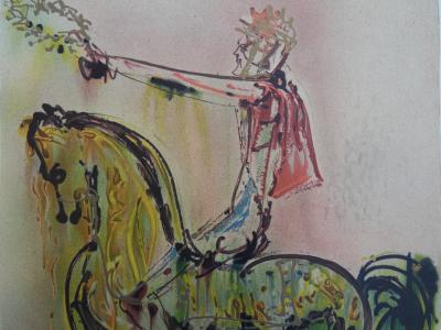 Salvador Dalí: Los caballos, el caballero romano - Litografía firmada 2