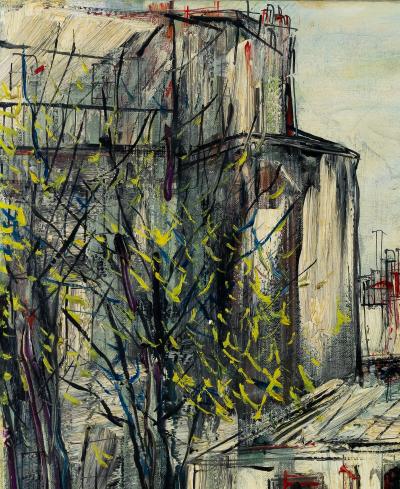 Michel Marie POULAIN : Rue de Montmartre - Huile sur toile signée 2