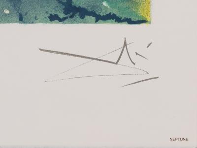 Salvador DALI : Les Chevaux, Neptune - Lithographie signée 2