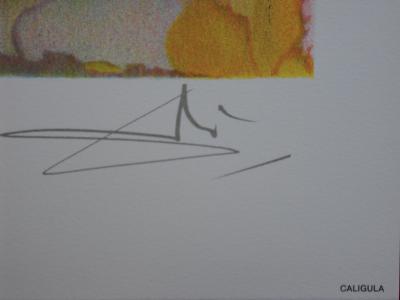 Salvador DALI: The Horses, Caligula - Signed Lithograph 2