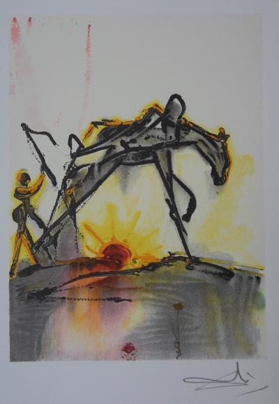 Salvador DALI: The Horses, The Working Horse - Signed Lithograph 2