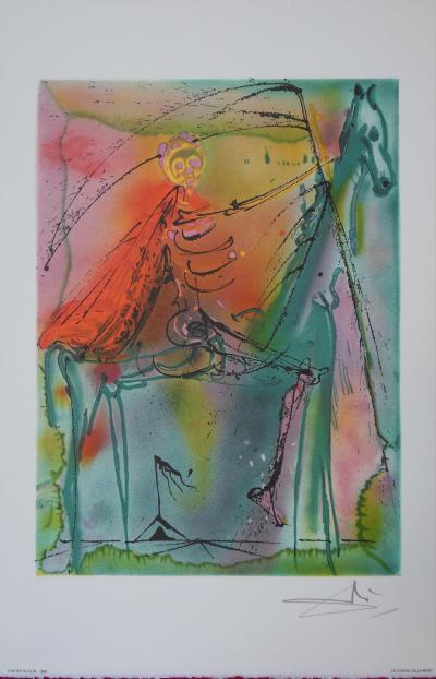 Salvador DALI: The Horses, The Horse of Death - Signed Lithograph 2