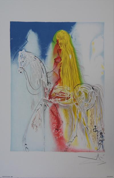 Salvador DALI: The Horses, Lady Godiva - Signed Lithograph 2