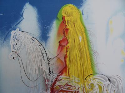 Salvador DALI: The Horses, Lady Godiva - Signed Lithograph 2