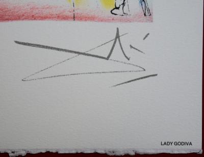 Salvador DALI: The Horses, Lady Godiva - Signed Lithograph 2