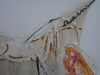 Salvador DALI: The Horses, The Unicorn - Signed Lithograph 2