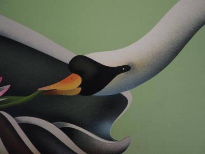 Jean Paul DONADINI: The Swan and the Seashell - Original signed lithograph 2