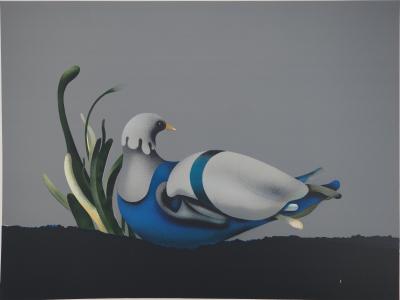 Jean Paul DONADINI: The Carrier Pigeon - Original signed lithograph 2