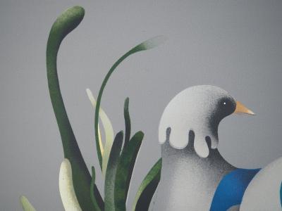 Jean Paul DONADINI: The Carrier Pigeon - Original signed lithograph 2