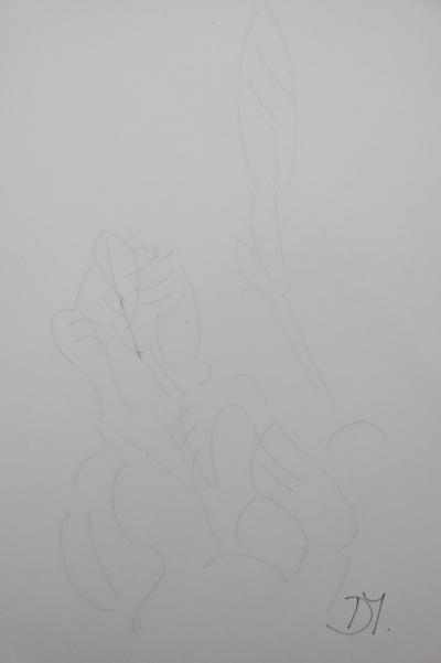 Dora Maar: Floral Composition - Original Signed Drawing 2