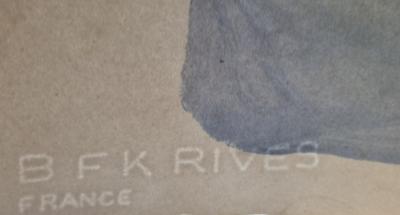 Georges Braque, Oiseaux Pélias et Nélée , rare lithographie  , dédicace pour Hegen de Löwenfeld, 1963 2