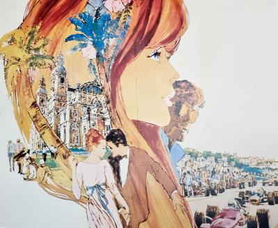 Steve Carpenter, Monte Carlo, lithographie originale, vers 1969 2