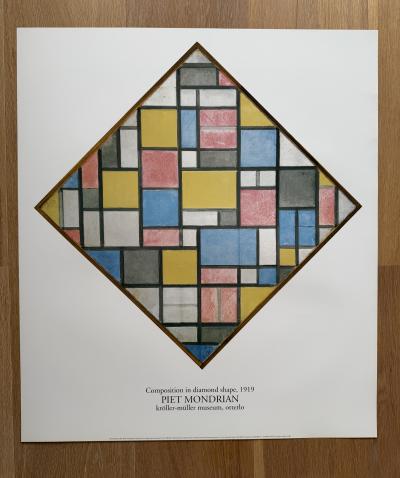 Piet Mondrian, Compositie in ruitvorm, 1919 2
