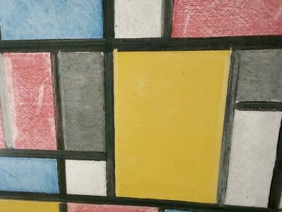 Piet Mondrian, Compositie in ruitvorm, 1919 2
