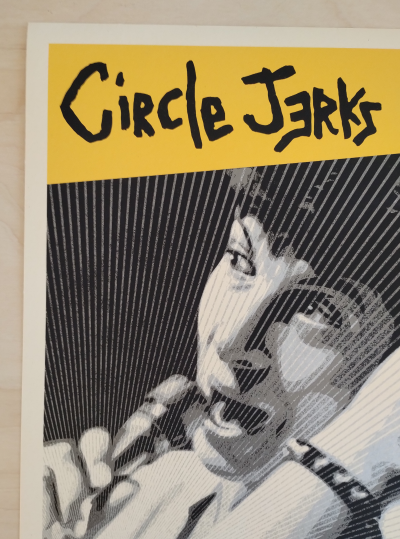 Shepard FAIREY (Obey) - Circle Jerks (Keith Morris 70th) - Sérigraphie signée et numérotée 2