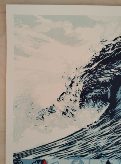 Shepard FAIREY (Obey) - Wave of Distress - Sérigraphie signée et numérotée 2
