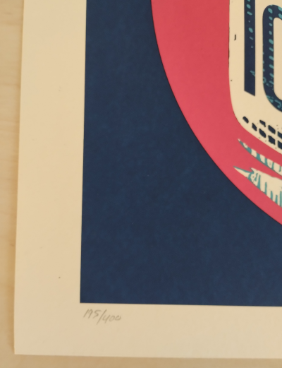 Shepard FAIREY (Obey) - ICE Too Cold to Thaw - Sérigraphie signée et numérotée 2