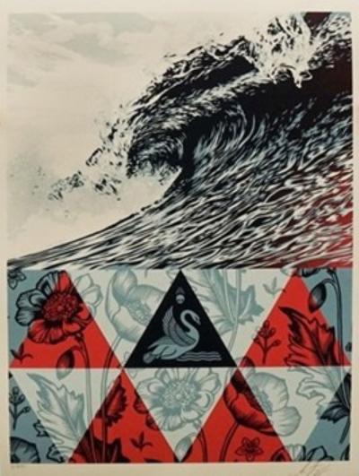 Shepard FAIREY (Obey) - Wave of Distress - Sérigraphie signée et numérotée 2
