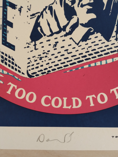 Shepard FAIREY (Obey) - ICE Too Cold to Thaw - Sérigraphie signée et numérotée 2