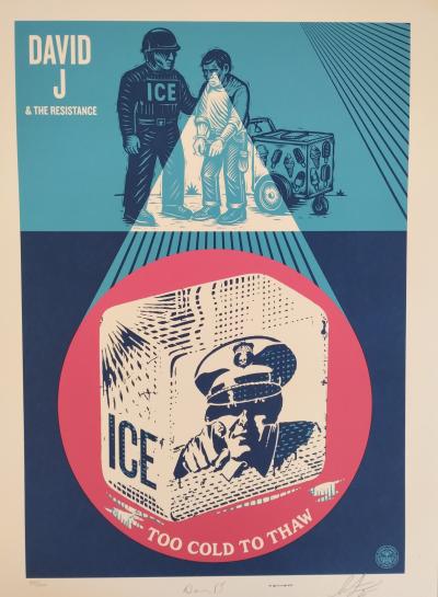 Shepard FAIREY (Obey) - ICE Too Cold to Thaw - Sérigraphie signée et numérotée 2