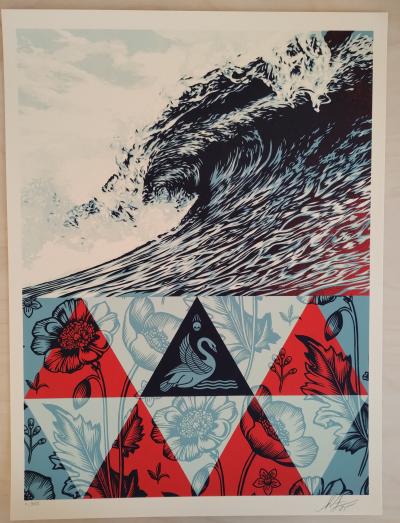 Shepard FAIREY (Obey) - Wave of Distress - Sérigraphie signée et numérotée 2