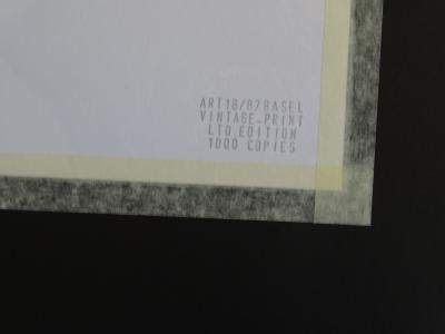 Andy Warhol - Bighorn, extrait de la série Endangered Species - 1987, sérigraphie 2