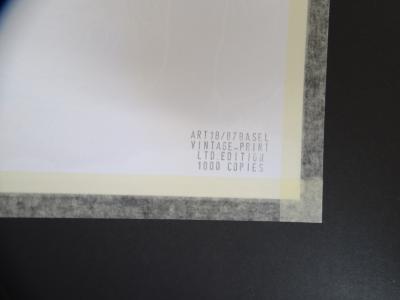 Andy Warhol - Rhinocéros, extrait de la série Espèces menacées - 1987, sérigraphie 2