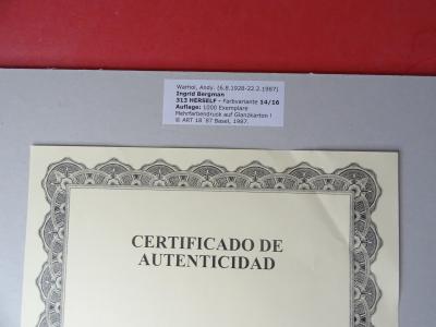 Andy Warhol (d’après) - Portrait d’Ingrid Bergman - 1987, sérigraphie 2