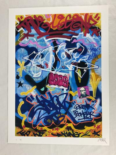 COPE 2 - New York City Subway Map VII 2023 - Signed and numbered pigment print 2