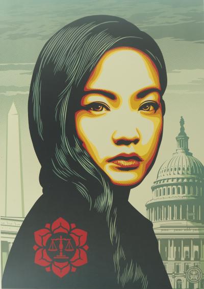 Shepard FAIREY (OBEY) : We the future (Rise to rewrite the law) - Lithographie signée 2