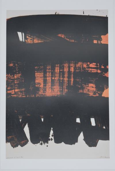 Pierre SOULAGES : Lithographie n°22 - Affiche originale signée 2