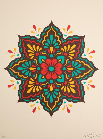 Ernesto YERENA: Bloom - Original signed silkscreen print 2