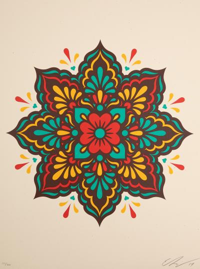 Ernesto YERENA: Bloom - Original signed silkscreen print 2